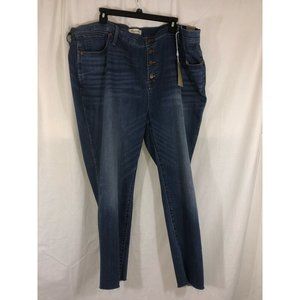 Madewell 10" High-Rise Skinny Crop Hayden Wash 37